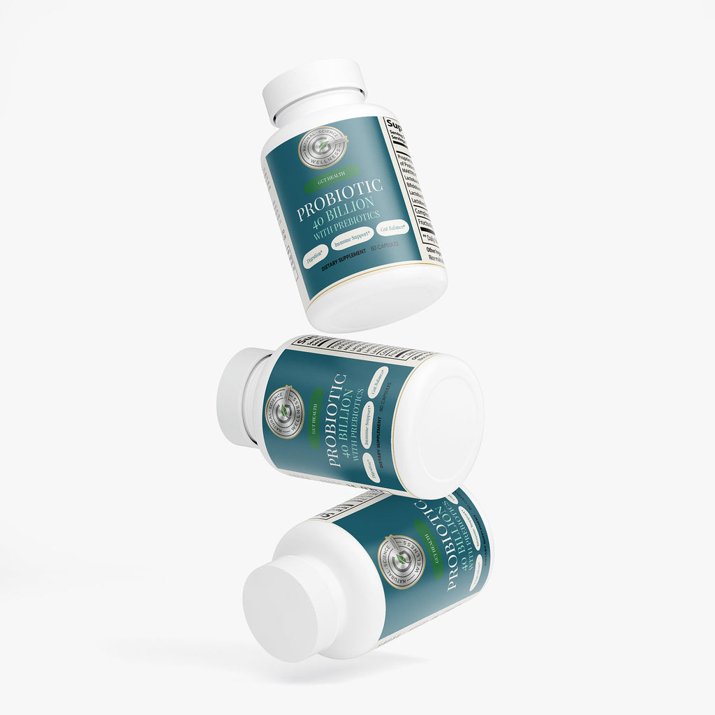 Probiotic 40 Billion with Prebiotics — label view 4