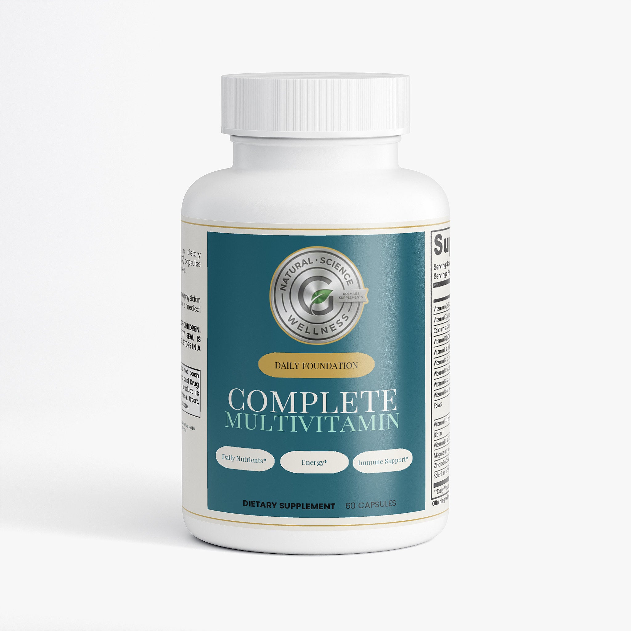 Complete Multivitamin by GLP Nutrition Source — product label